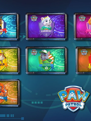 Paw Patrol fridge magnets set of 7 new, 7.5 x 5 cm