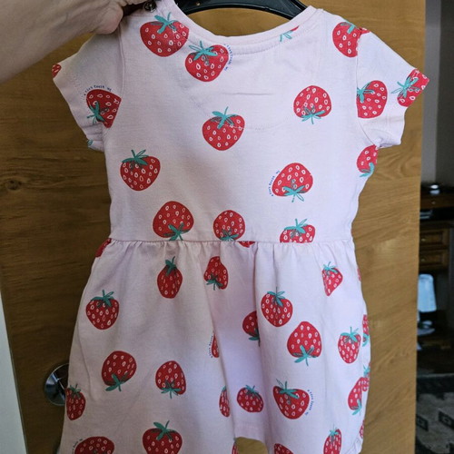 Mothercare dress 6-9 months like new, cotton pink