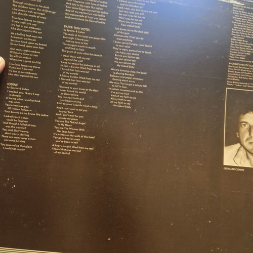 Leonard Cohen Death of a Ladies' Man LP album used