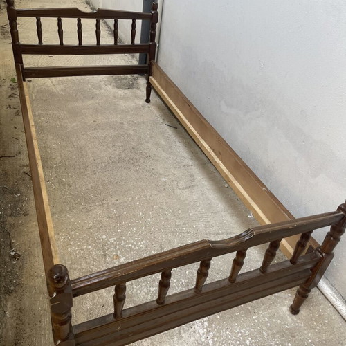Wooden bed frame, set of two