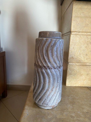 Glass vase like new, 33 centimeters
