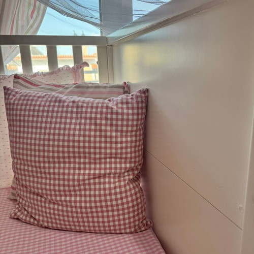 Baby Cot with Mattress like new, adjustable for growing child