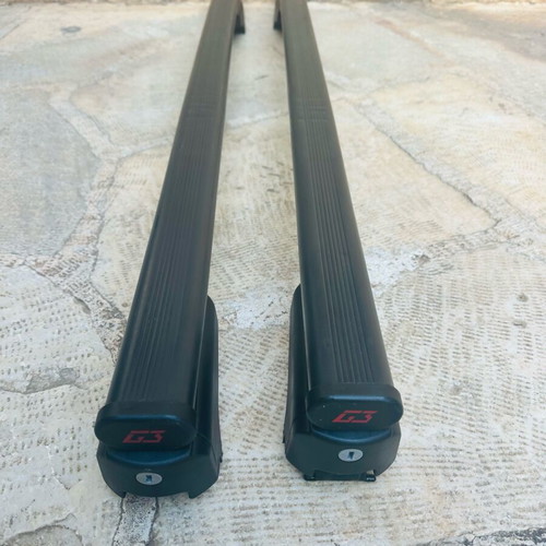 G3 Aluminum Roof Bars Set with Feet and Lock for Mini Cooper Countryman