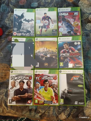 Παιχνίδια Xbox 360 μεταχειρισμένα, πακέτο 8 τεμαχίων σε άριστη κατάσταση
