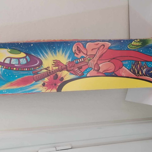 Alfa No100 space flamethrower new, rare Greek space gun
