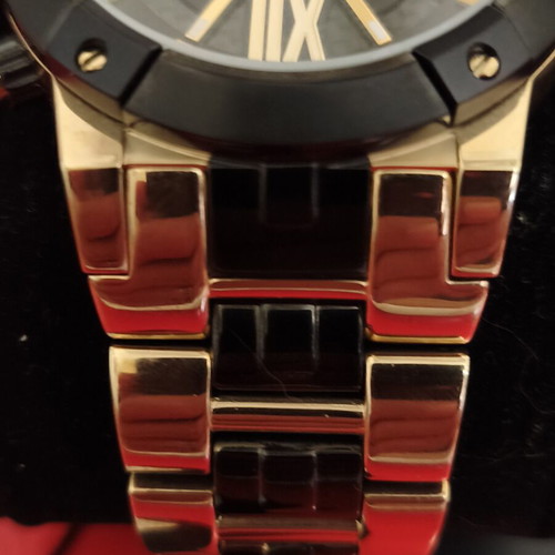 Cerruti 1881 men's chronograph watch new, black and gold