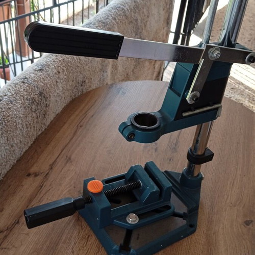 Bormann Pro BTS 2105 Drill Stand like new with quick-release aluminum clamp
