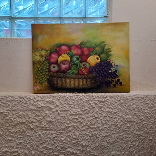 Oil painting canvas 50x70 cm like new