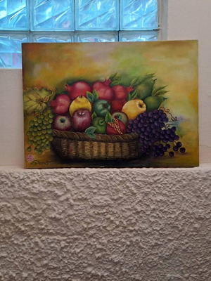 Oil painting canvas 50x70 cm like new