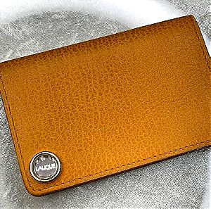 LALIQUE VINTAGE - Δερμάτινο Πορτοφόλι για πιστωτικές και χρεωστικές κάρτες. LALIQUE Leather Card Holder. Σε άριστη κατάσταση. Διαστάσεις 11 x 7,5 εκατοστά.