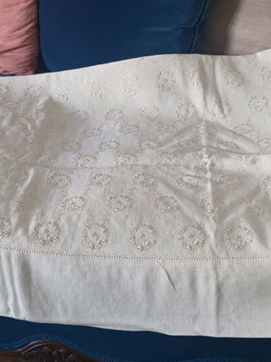 Lefkada Karsaniko handmade tablecloth 110x120 cm