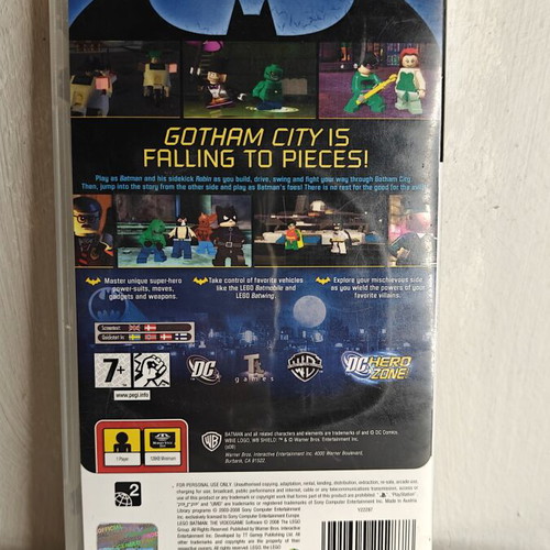 Lego Batman The Videogame PSP used, complete