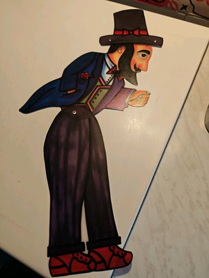 Φιγούρα Καραγκιόζης Σπαθάρη καινούργια, πλαστική, 57 εκ.