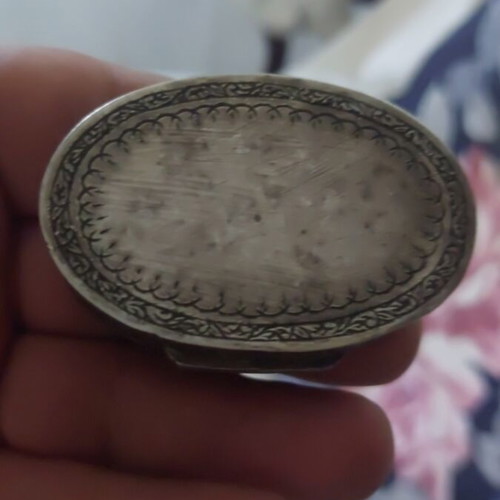 Persian silver box, vintage
