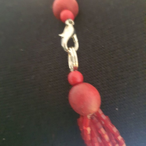Necklaces new brown and red, set of two pieces