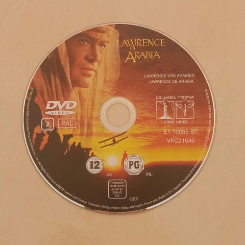 Lawrence Arabia DVD movie like new with Greek subtitles