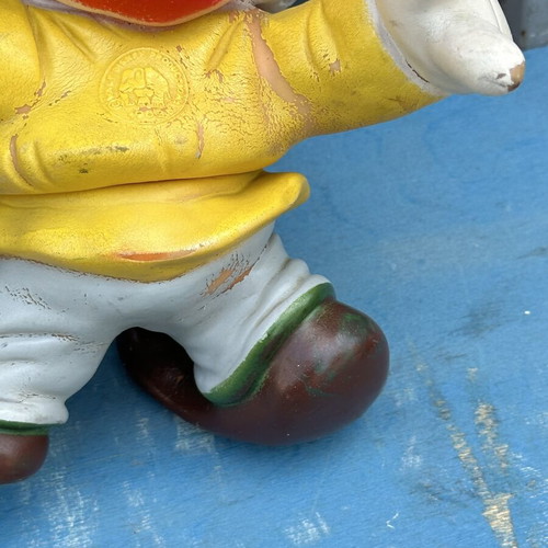 Vintage Bully West Germany Disney Grumpy rubber figure used
