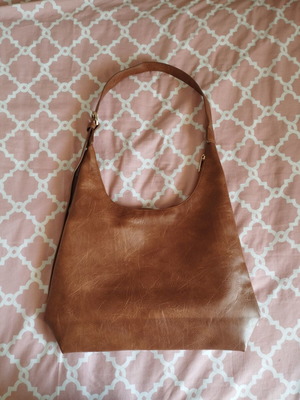Voi&Noi brown synthetic leather shoulder bag new