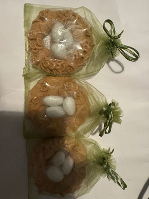 Set of 3 Anogeian handmade Xompliasta decorative koulouria
