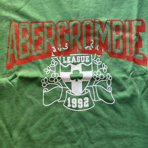 Abercrombie & Fitch Vintage Green T-Shirt Size S New