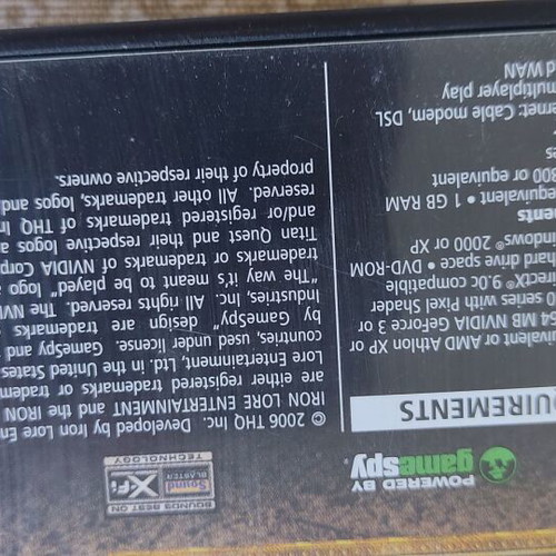 Titan Quest PC game used with minor scratches