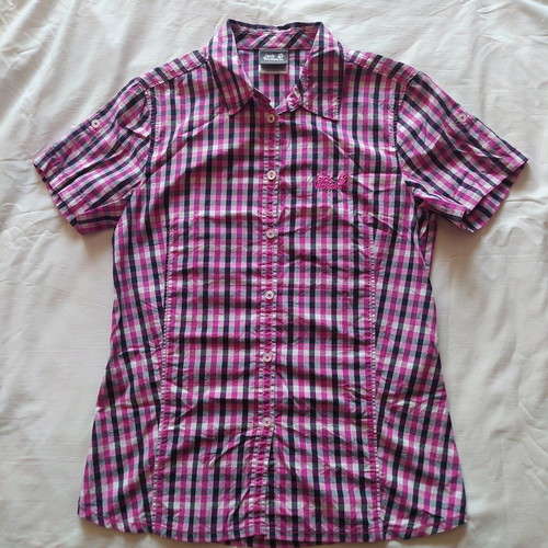Jack Wolfskin women's shirt size S used, black and pink