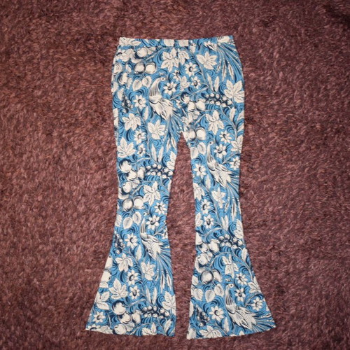 Diane Von Furstenberg Brooklyn floral-print trousers size L like new