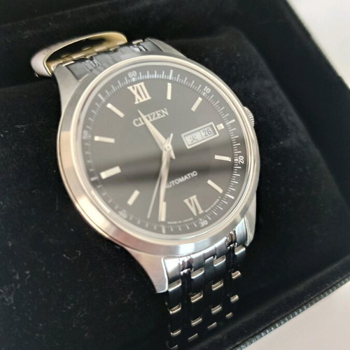 Citizen NY4050-54E men's automatic watch new, black