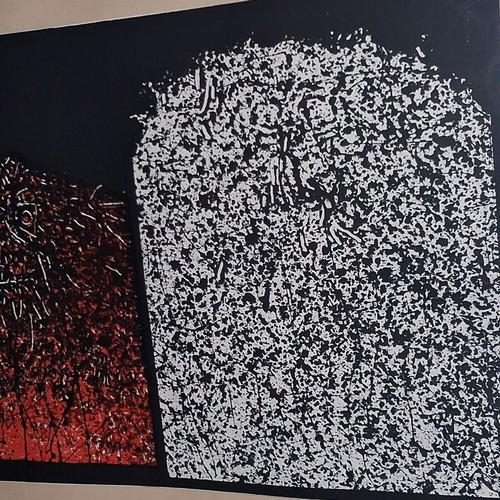 Mario Prassinos Arbres silk screen print like new, signed limited edition
