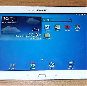 Tablet Samsung Galaxy Tab 3 10.1", με Wifi & 4G, 16MB Εσωτερική Μνήμη, Λευκό
