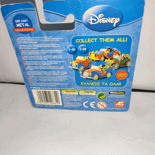 Motorama Disney Donald Duck Car 1:43 new sealed rare