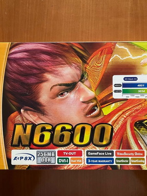 ASUS N6600 graphics card like new with box