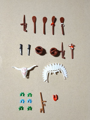 Playmobil индийски аксесоари като нови