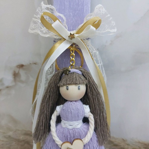 Handmade Easter set with candle, jewelry box and bookmark