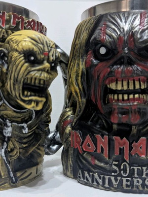 Επετειακές κούπες Iron Maiden καινούργιες για 50 χρόνια metal