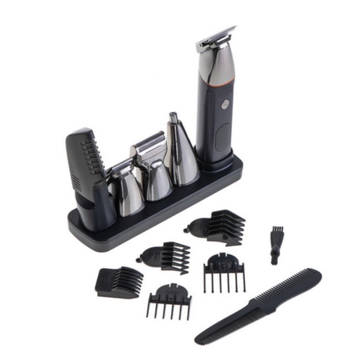 Professional 5-in-1 Grooming Kit with Trimmer and Shaver Attachments