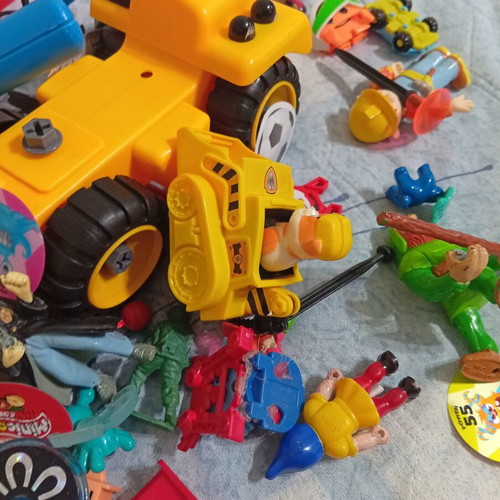 Mega lot of used toys and figures for collectors and kids