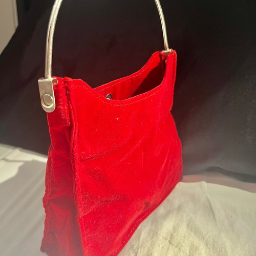 Vintage red velvet handbag Home Of Hai Pamela used