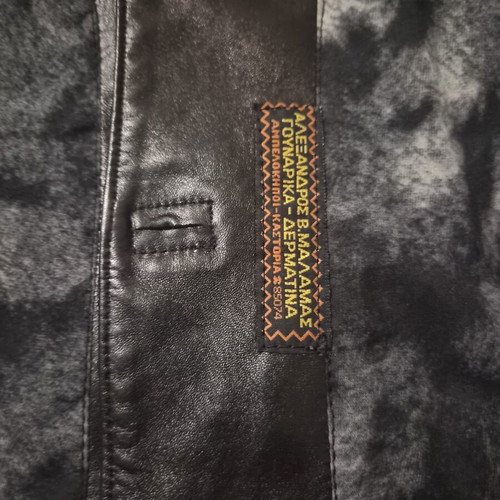 Unisex leather vest reversible, used, size XS, black