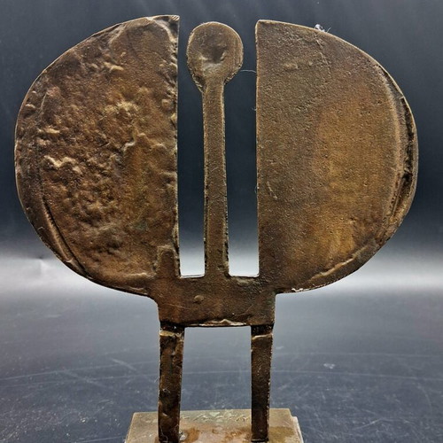 Bronze sculpture Angel by Giannis Moralis used, 1964