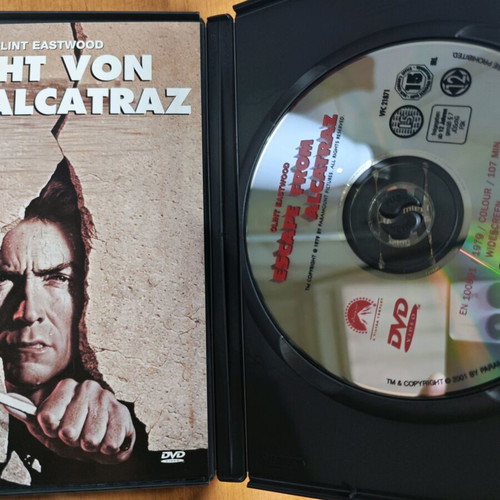 Flucht von Alcatraz DVD like new, action and adventure