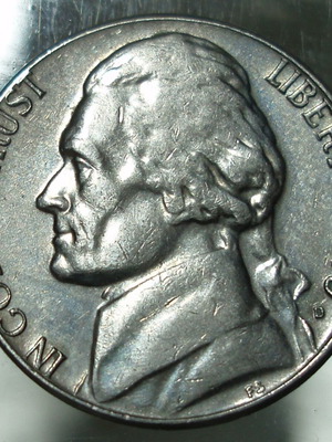 Νόμισμα Five Cents USA 1970 μεταχειρισμένο, Jefferson Nickel 1st portrait