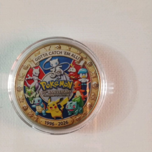Pokemon 30th Anniversary Commemorative Coin new, limited edition