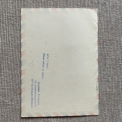 Lufthansa 1974 Flight Cover with World Cup Final Cachet, like new