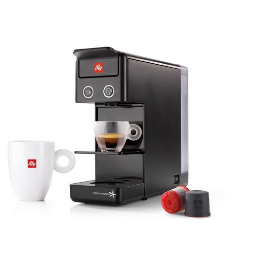Illy Iperespresso Y3.3 black espresso machine with capsules like new