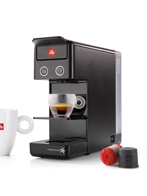 Illy Iperespresso Y3.3 black espresso machine with capsules like new