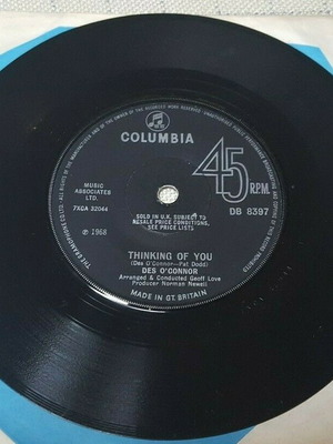 Des O'Connor I Pretend 7' μεταχειρισμένο, pop 1968 UK