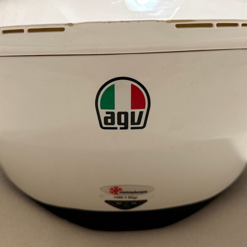 AGV K1 S Solid White Full Face Helmet like new, ML size, ECE 22.06