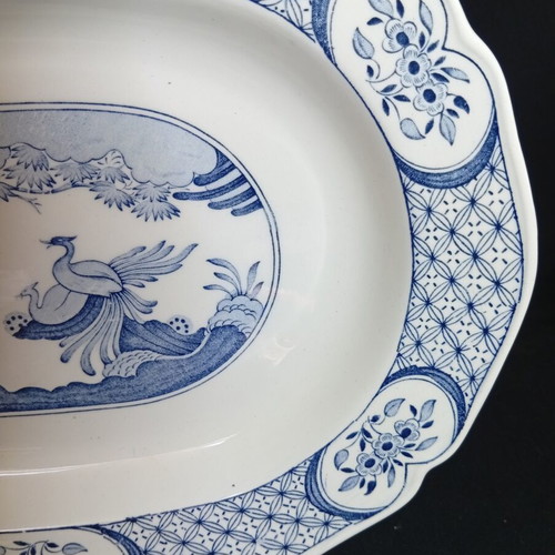 Furnivals Limited Old Chelsea oval serving platter, antique