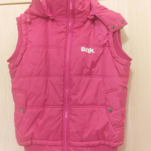 Bdtk sleeveless women's jacket pink like new with detachable hood